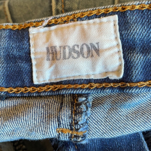 Hudson jeans stretchy skinny blue jean adjustable waist size 10 - Picture 4 of 5